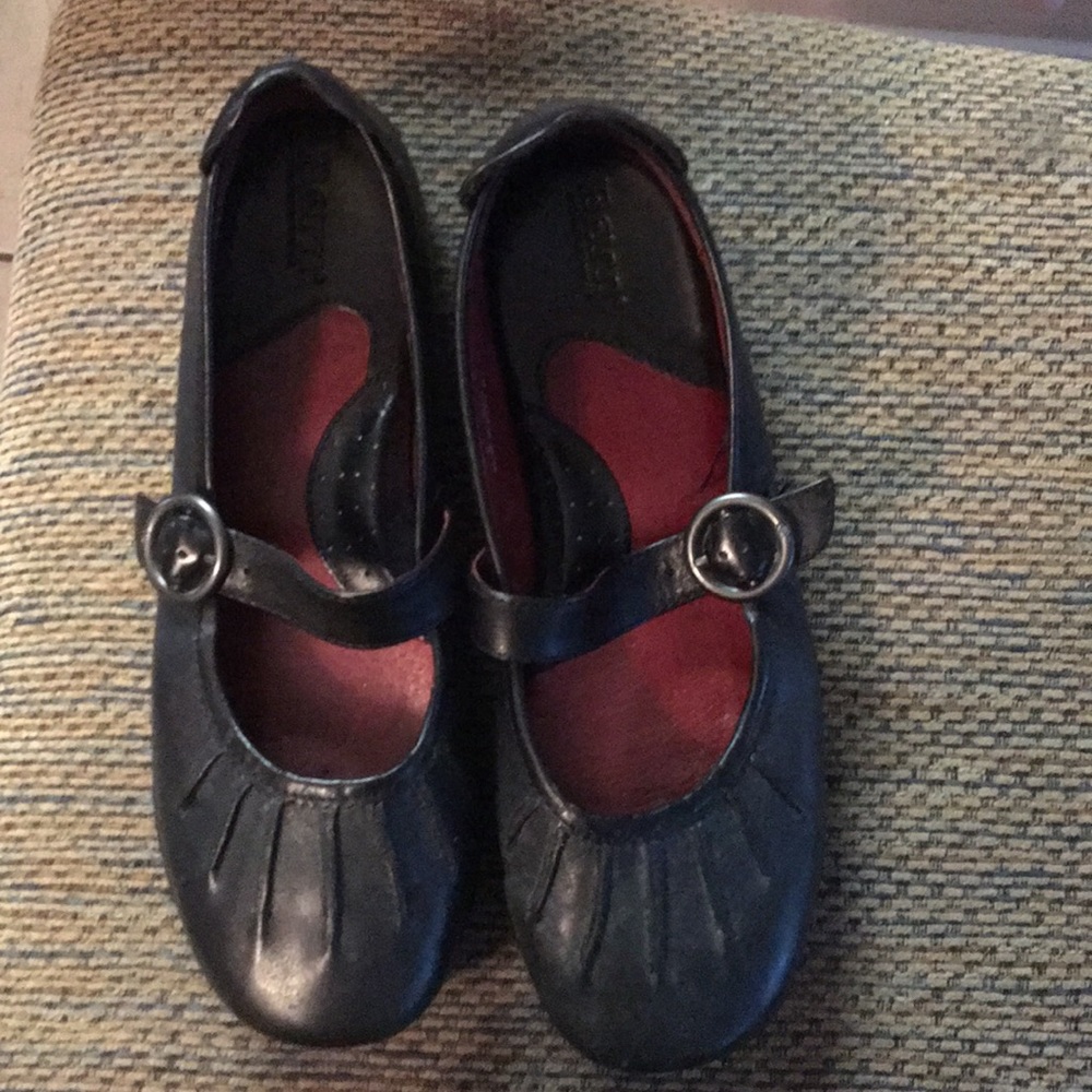 Born black leather Mary Jane. Size 9